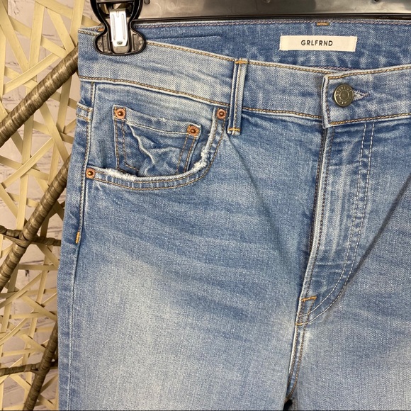 DROPPED💖GRLFRND Reed High-Rise Slim-Leg Jeans - Picture 3 of 8